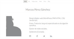 Desktop Screenshot of marcosperezsanchez.com